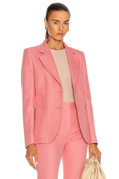 Stella McCartney Eleanor Jacket in Pink Frappe | FWRD