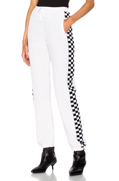 Checker Side Stripe Pants