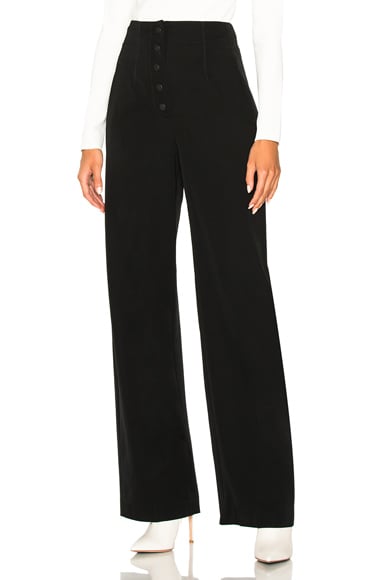 Fabienne Wool High Waisted Trousers