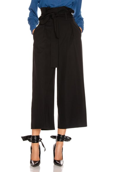 Maggie Light Wool Tie Tailored Pant