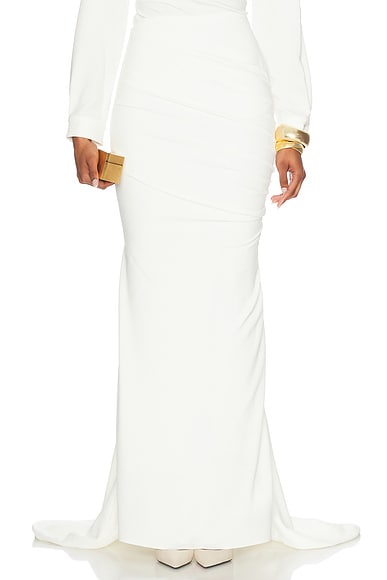 Stella McCartney Train Skirt in White