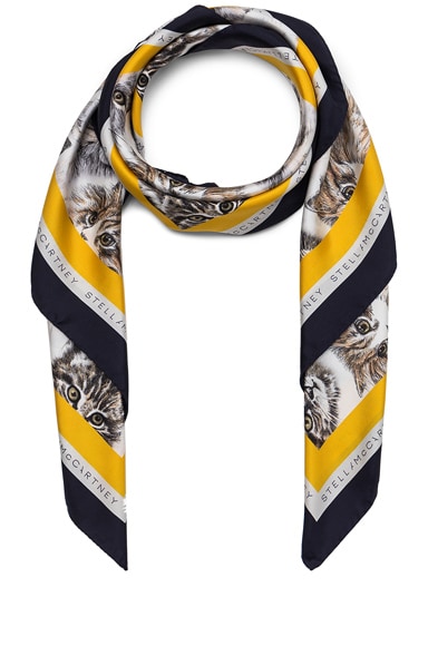 Stella mccartney silk scarf online