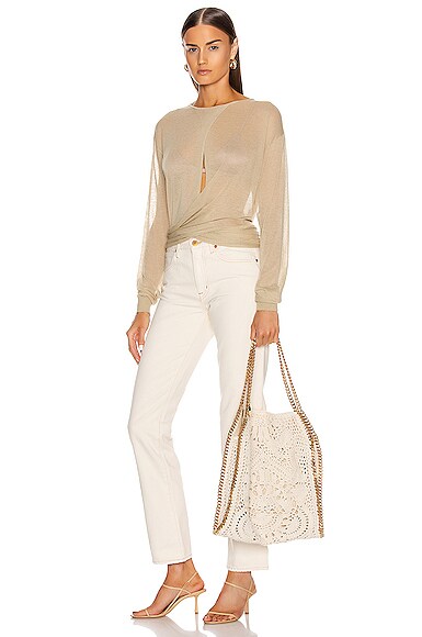 STELLA MCCARTNEY SMALL CROCHET AJOUREE BAG,SMCC-WY231