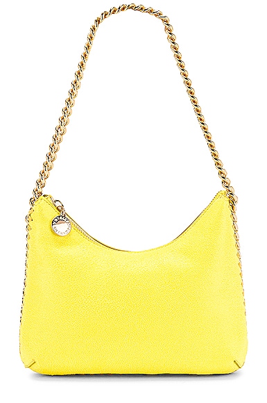 Stella McCartney Mini Zip Falabella Shoulder Bag in Yellow
