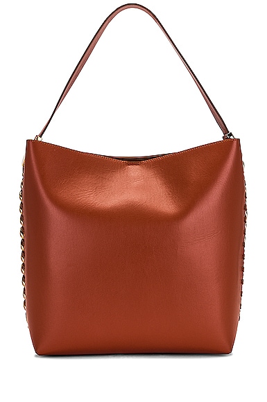 Frayme Shoulder Bag In Brown