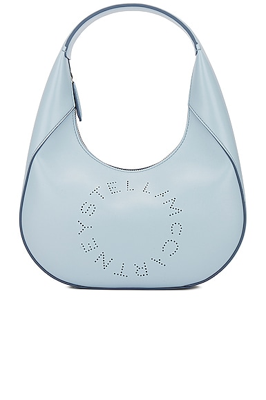 Stella McCartney Small Logo Shoulder Bag in Blue