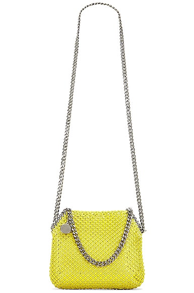 Stella McCartney S-Wave padded shoulder bag - Yellow