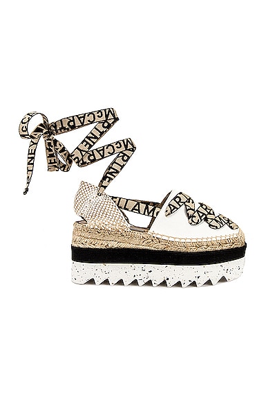 Gaia Organic Canvas Platform Wedges