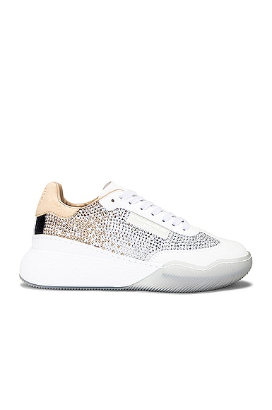 Loop Satin & Crystal Sneaker