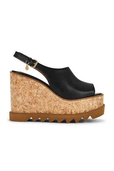Stella McCartney Sneakelyse 120 Slingback Sandal in Black