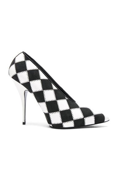 Checkered Print Heels
