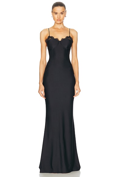 Shani Shemer Nola Maxi Dress in Black