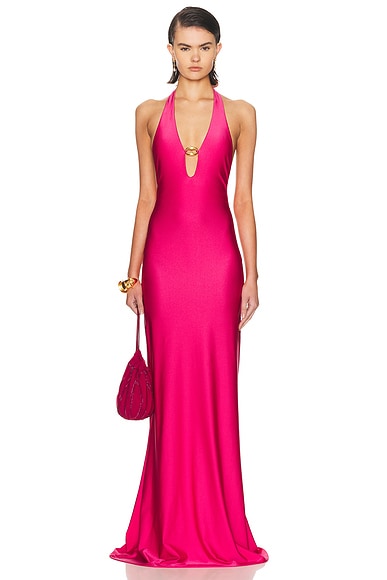 Shani Shemer Sienna Maxi Dress in Fuschia