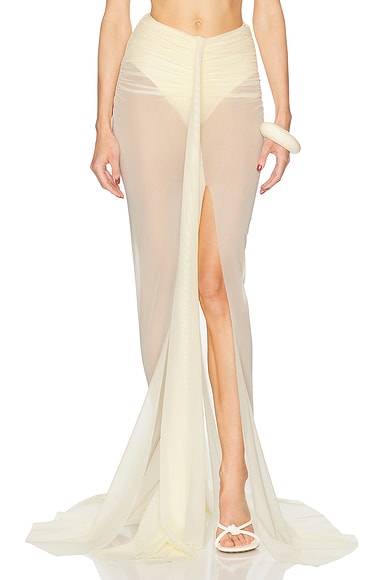 Shani Shemer Isannah Maxi Skirt in Butter