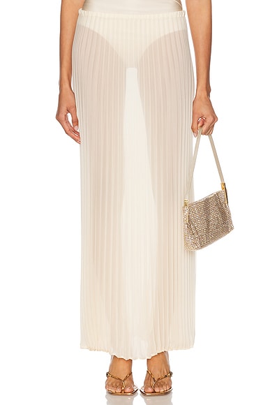 Thora Maxi Skirt in Macademia