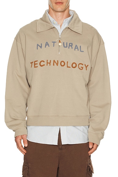 Story mfg. Geo Pullover in Soft Grey