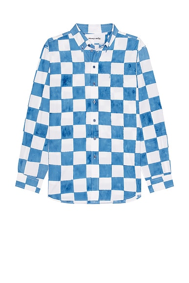 Story mfg. Office Shirt in Arctic Checker