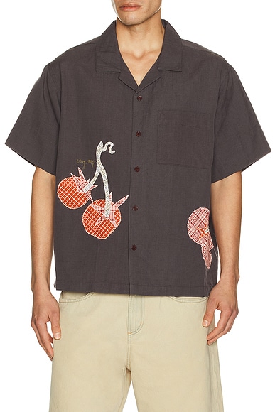 Story mfg. Greetings Shirt in Tomato