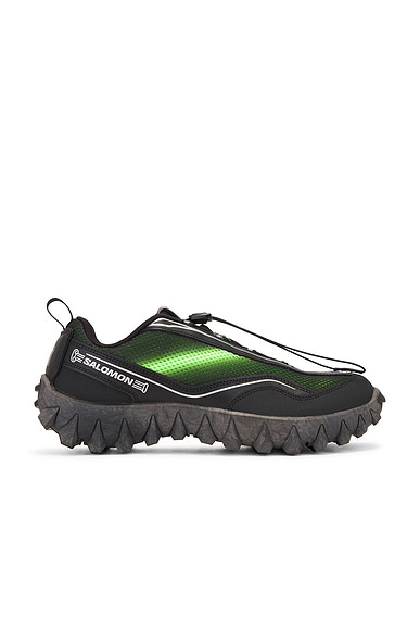 Salomon x Aries Snowclog In Black, Green Gecko, & Silver