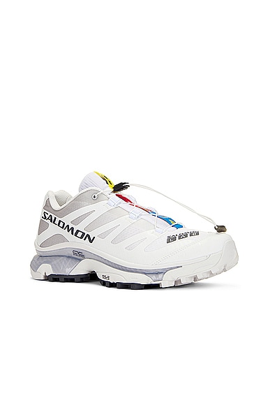 Shop Salomon Xt-4 Og Sneaker In White  Ebony  & Lunar Rock