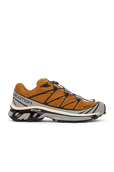 Salomon XT-6 Sneaker in Cathay Spice, Quarry, & Rose Cloud