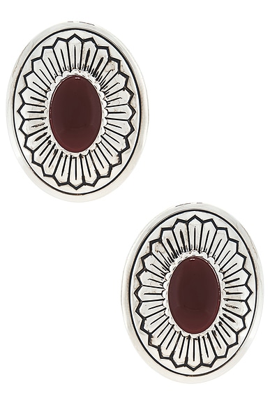 Western Oval Earrings