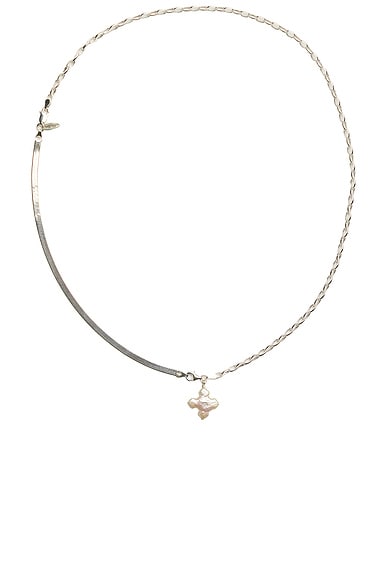 High On Hope Alta Pearl Cross Necklace