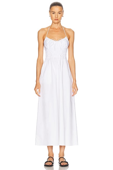 Solid & Striped The Lolita Dress in Optic White