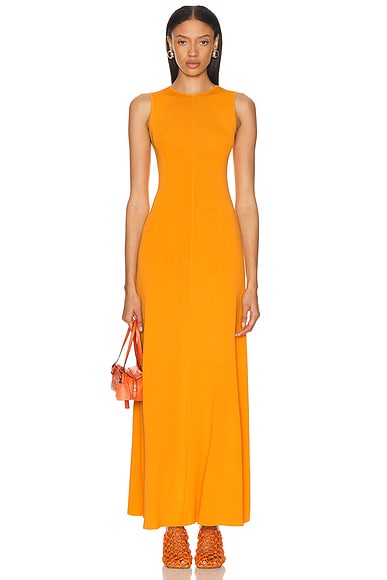 Solid & Striped The Lucerne Dress in Mango