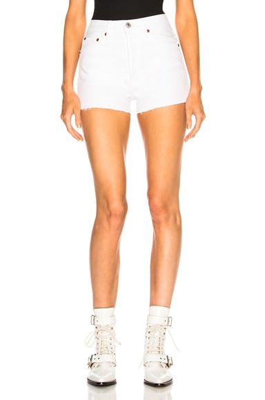 x RE/DONE Hollywood High Waisted Short