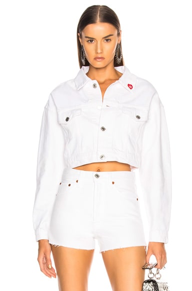 x RE/DONE Hollywood Cropped Jacket