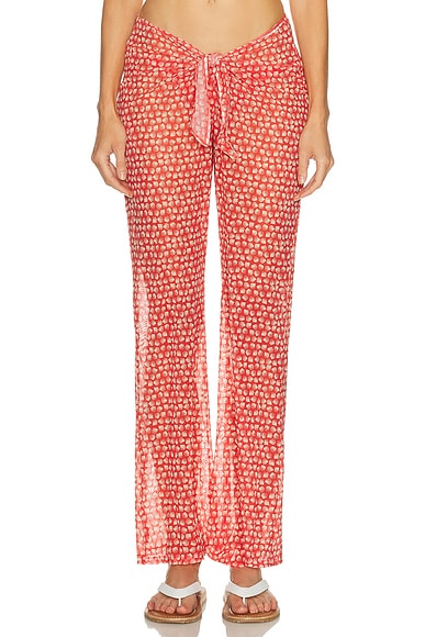 Solid & Striped The Dolly Pant in Shell Print