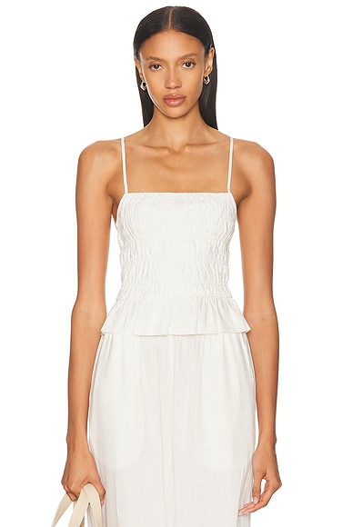 Solid & Striped The Delta Top in Optic White
