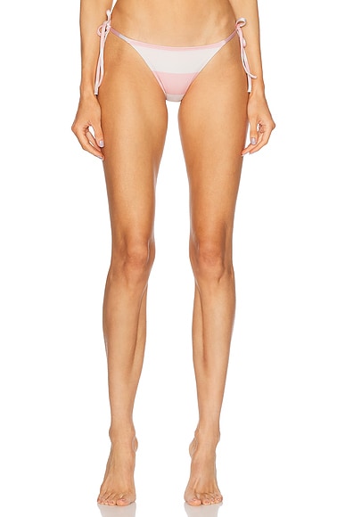 Solid & Striped The Iris Reversible Bikini Bottom in Gelato Stripe