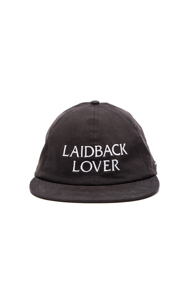 帽子 second layer laid back lover cap Second/Layer Laid Back Lover Cap in Black | FWRD