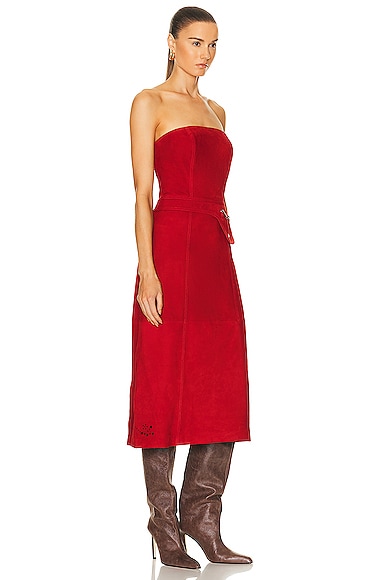 Shop Saks Potts Ira Dress In Red
