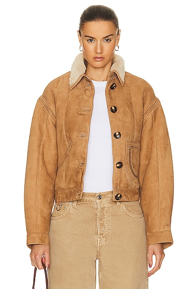 Jaya shearling jacket shop