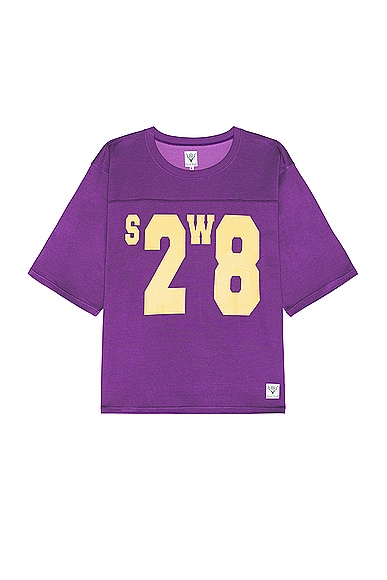 South2 West8 Hockey Tee Rc Jersey In D-purple