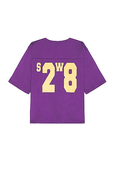 Shop South2 West8 Hockey Tee Rc Jersey In D-purple