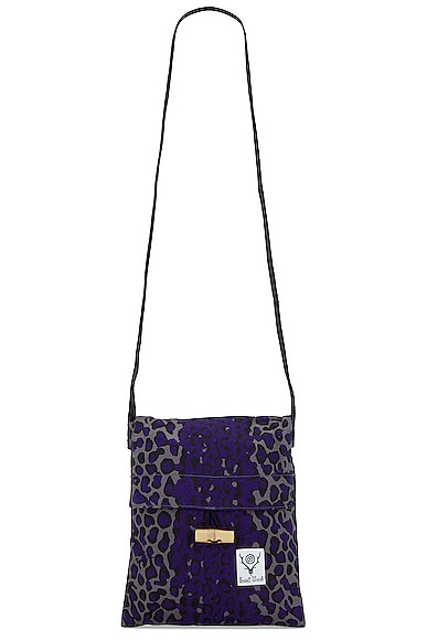 South2 West8 Flannel String Bag In Leopard