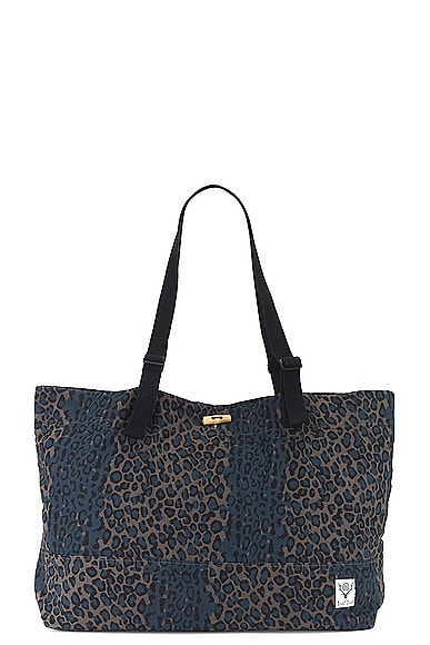 Shop South2 West8 Canal Park Tote Flannel Cloth Printed In A-leopard