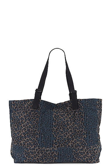 Shop South2 West8 Canal Park Tote Flannel Cloth Printed In A-leopard