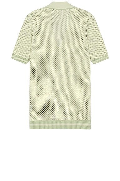 Shop Ser.o.ya Michael Crochet Shirt In Mint