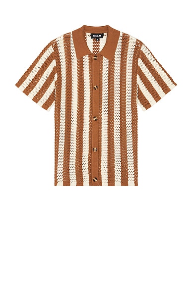Maximus Crochet Button Down Shirt