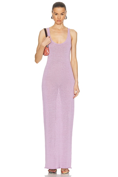 Shop Ser.o.ya Jasmine Dress In Lilac