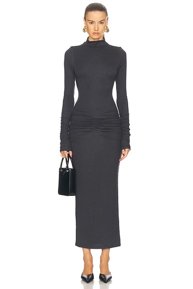 SER.O.YA Fina Dress in Charcoal