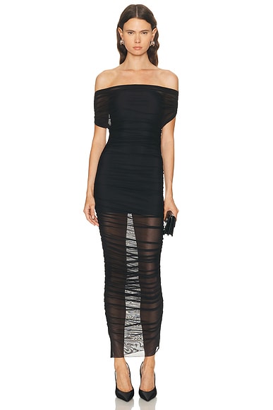 Noel Mesh Midi Dress
