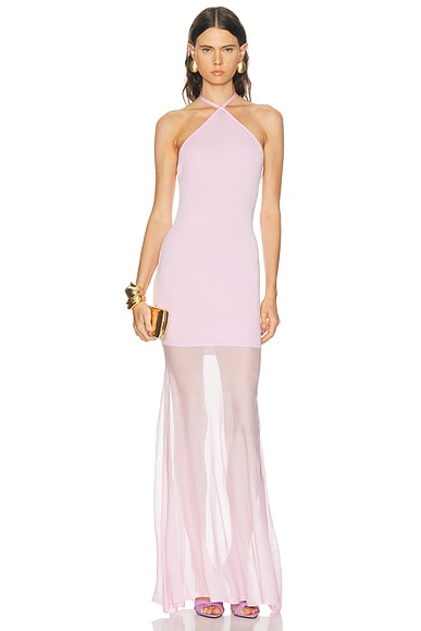 SEROYA Jemma Dress in Ballet Pink