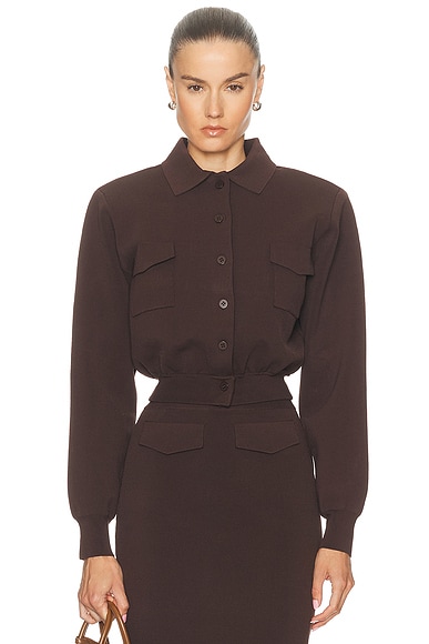 SEROYA Ophelia Sweater in Slate Brown
