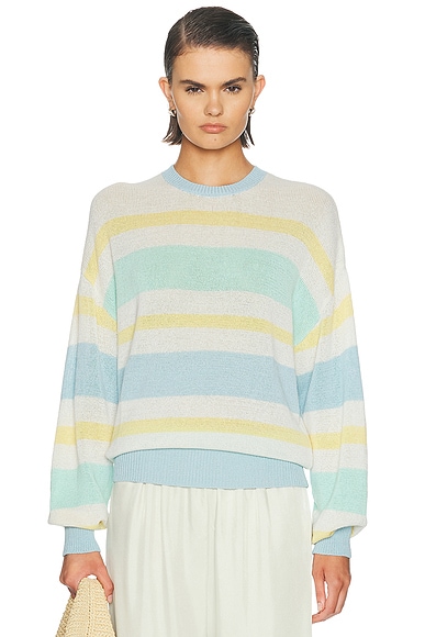 SEROYA Cassian Sweater in Pastel Stripe